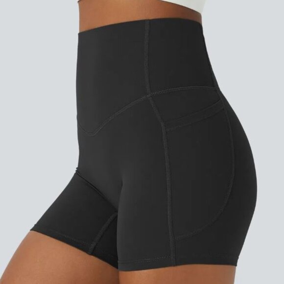 2 Pair Halara UltraSculpt™ SoCinched High Waisted Biker Shorts - Picture 2 of 5